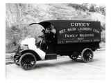 Covey Wet Wash Laundry Co. Inc. Delivery Truck, Seattle, 1913 Giclee Print