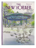 The New Yorker Cover - April 6, 1987 Premium Giclee Print by Eugène Mihaesco