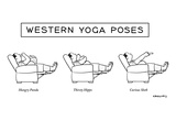 Hungry Panda   Thirsty Hippo   Curious Sloth - New Yorker Cartoon Premium Giclee Print by Alex Gregory