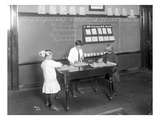 Students Working in Clay, Seattle, ca. 1914 Giclee Print