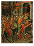 Christ's Entry into Jerusalem, from Predella, Montepulciano Cathedral, Italy Giclee Print by Taddeo di Bartolo