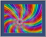 Rainbow Swirl Lámina fotográfica enmarcada por Vicky Brago-Mitchell Rainbow Swirl Lámina fotográfica enmarcada por Vicky Brago-Mitchell