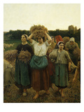 Le Rappel Des Glaneuses (Return of the Gleaners), 1859 (Mi 289) Giclee Print by Jules Breton