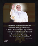 Pop Francis I ProQuote Framed Memorabilia