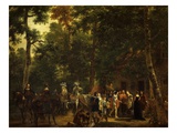 Fiancailles D'Un Prince (Engagement of a Prince) Giclee Print by Adolphe Roehn