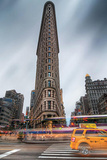 Flat Iron Building Taxi New York City Prints