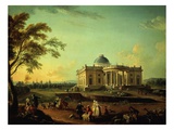 Château De Montmuard, Near Dijon, France Giclee Print by Jean Baptiste Lallemand
