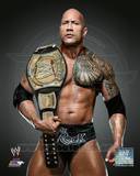 The Rock with the WWE Championship Belt 2013 Posed Photo The Rock with the WWE Championship Belt 2013 Posed Photo