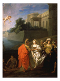Abduction of Helen of Troy (Enlèvement D'Hélène) Giclee Print by Bon Boulogne