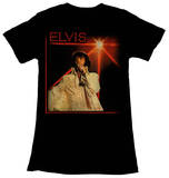 Juniors: Elvis Presley - Microphone T-Shirts