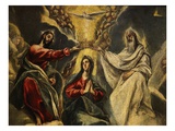 The Coronation of the Virgin, 1591 (Detail) Giclee Print by El Greco 