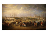 Mehmet Effendi, Turkish Ambassador, Arriving at the Tuileries, Paris, France, 21 March 1721 Giclee Print by Charles Parrocel