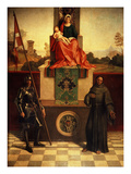 Madonna and Child with Saints, Altarpiece Giclee Print by Giorgio Giorgione