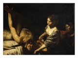Judith and Holofernes (Judith Kills Holofernes, Assyrian General of Nebuchadnezzar) Giclee Print by Valentin de Boulogne 
