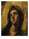 Face of Virgin Mary, from the Coronation of the Virgin, 1591 (Detail) Giclee Print by El Greco 