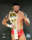 Wade Barrett with the Intercontinental Championship Belt 2012 Posed Photo