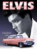 Elvis - Pink Cadillac Plaque en métal