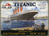 Titanic Plaque en métal