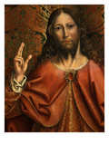 Christ Blessing (Detail) Giclee Print by Fernando Gallegos