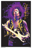 Jimi Hendrix Blacklight Posters