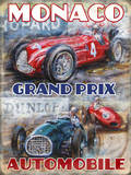 Grand Prix de Monaco Plaque en métal
