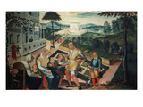Peasants Giving Game to Rulers, Month of November Giclee Print by Cristoforo Rustici