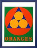 No. 3 oranges Posters by Robert Indiana