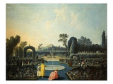Benfica Gardens, Lisbon, Portugal Giclee Print by Jean Pillement