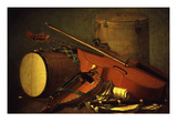 Musical Instruments Giclee Print by Henri Horace Roland De La Porte