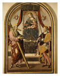 Madonna and Child with Saints Giclee Print by Bernardo Bellotto