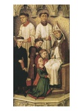 Confirmation Using Chrism or Holy Oil, from Redemption Triptych (Detail) Giclee Print by Rogier van der Weyden