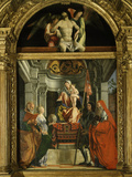 Madonna and Child with Saints (Including Christina of Bolsena, 3rd Century Virgin and Martyr), 1507 Photographic Print by Lorenzo Lotto