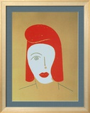 Marianne Reproduction encadrée édition limitée par Eduardo Arroyo