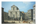Chiesa San Paolo (Saint Paul's Church), Naples, Italy Giclee Print by Antonio Joli