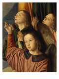 Angels, from Bourbon Altarpiece, Late 15th Century (Detail) Giclee Print by Jean Hey