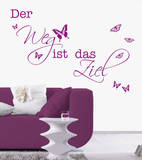 Der Weg wandtattoos von Andrea Haase