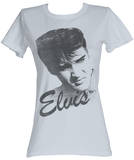 Juniors: Elvis Presley - Elvis Outline T-Shirt