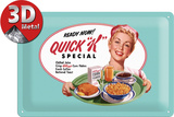 Kellogg's Quick K Menu Tin Sign