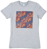 Jimi Hendrix - Jim Contrast Grid T-Shirt