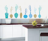 Fancy Vases Wall Decal by Alice Wilson