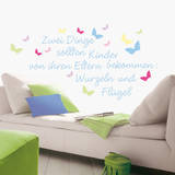 Wurzeln & Flügel Wall Decal by Andrea Haase