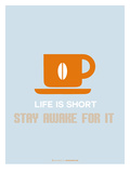 Coffee Poster Orange Posters par  NaxArt