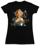 Juniors: Marilyn Monroe - Splat T-Shirt