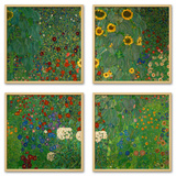 Farm Garden with Sunflowers, c.1912 Prints by Gustav Klimt