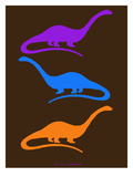 Dinosaur Family 26 Poster by  NaxArt