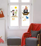 Pirates Of The Window Wall Decal by Alice Wilson