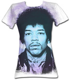 Juniors: Jimi Hendrix - Face T-shirts