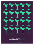 Green Margaritas Poster Poster von  NaxArt