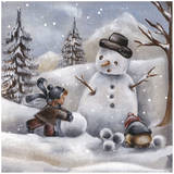 Bonhomme de Niege Prints by Stephanie Holbert