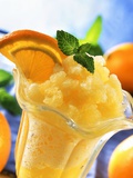 Orange Granita Fotografie-Druck